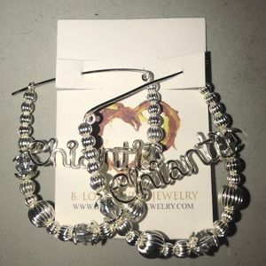 Custom Name Hoops. Handmade